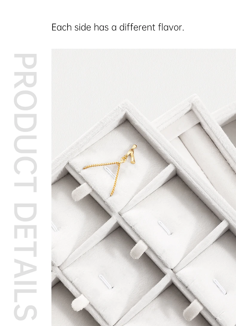 Velvet Ring Earring Bracelet Necklace Display Tray | Stackable Jewelry Organizer Drawer Tray | Elegant Velvet Jewelry Packaging Display Box for Shop Counter and Dressing Table Velvet Ring Earring Bracelet Necklace Display Tray | Stackable Jewelry Organizer Drawer Tray | Elegant Velvet Jewelry Packaging Display Box for Shop Counter and Dressing Table