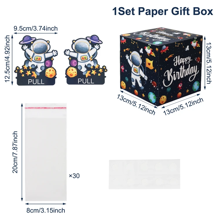 Birthday Money Gift Boxes with Pull-Out Happy Birthday Card, Fun Cash Surprise Packaging for Kids and Adults, Creative Party Favor Box for Birthday Celebrations, Durable and Reusable Paper Boxes - 图片 15
