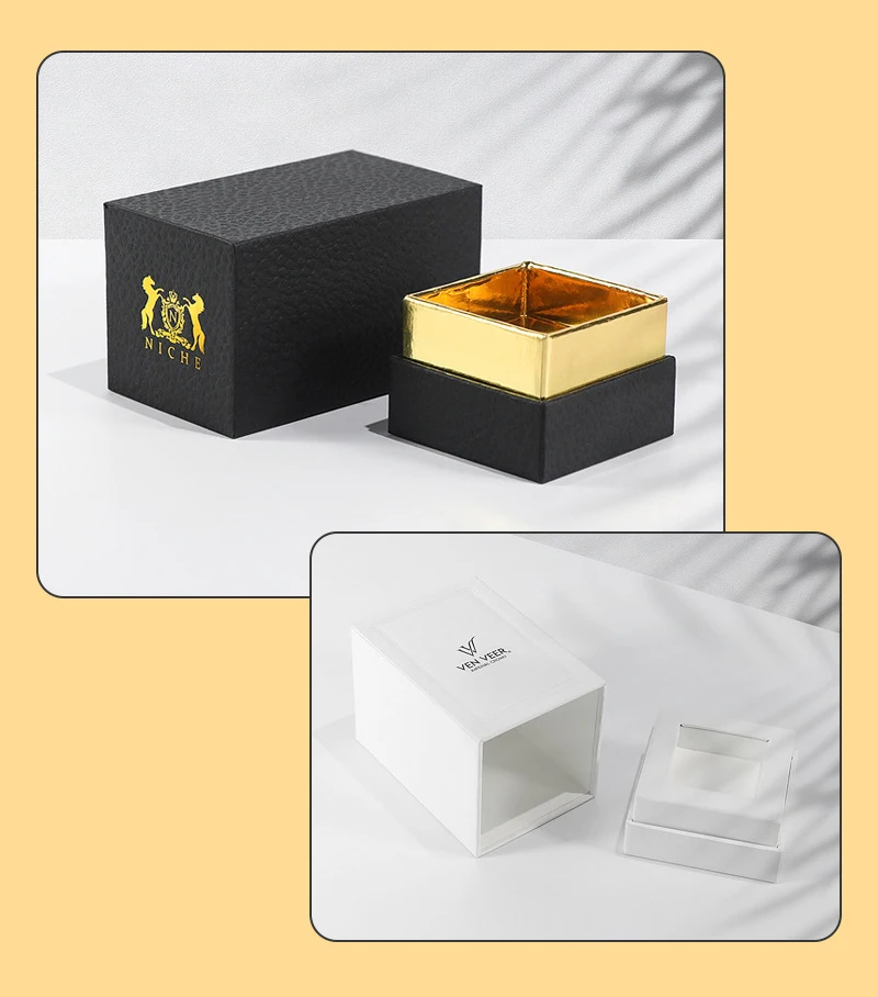 200PCS Custom Printed Packaging Boxes for Cosmetics, Candles, Perfumes, and Gifts with Personalized Logo, Wholesale Small Business Bulk Foldable Cardboard Boxes, Elegant Gift Packaging Solutions for Retail and Events 2