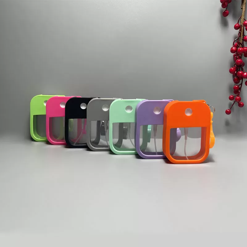 Portable Fine Mist Spray Bottle 38ml Travel Pocket Container for Alcohol, Hand Sanitizer, Perfume, Disinfectant, Mini Plastic Refillable Sub-Pack Bottle for Cosmetics, Lotion, Toner, Cleaning Use