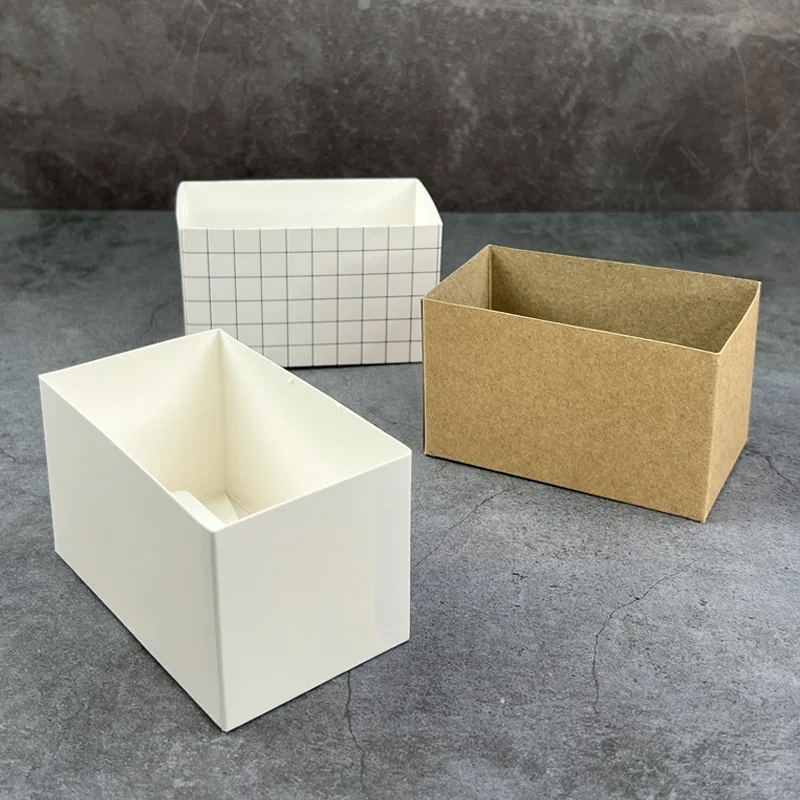 50pcs Kraft Paper Sandwich and Burger Takeout Boxes, Disposable Toast, Donut, Bread, Hamburger Packaging Containers, Oilproof Paper Trays for Bakery, Pastry, Party, Catering, Wedding Food Service - 图片 3