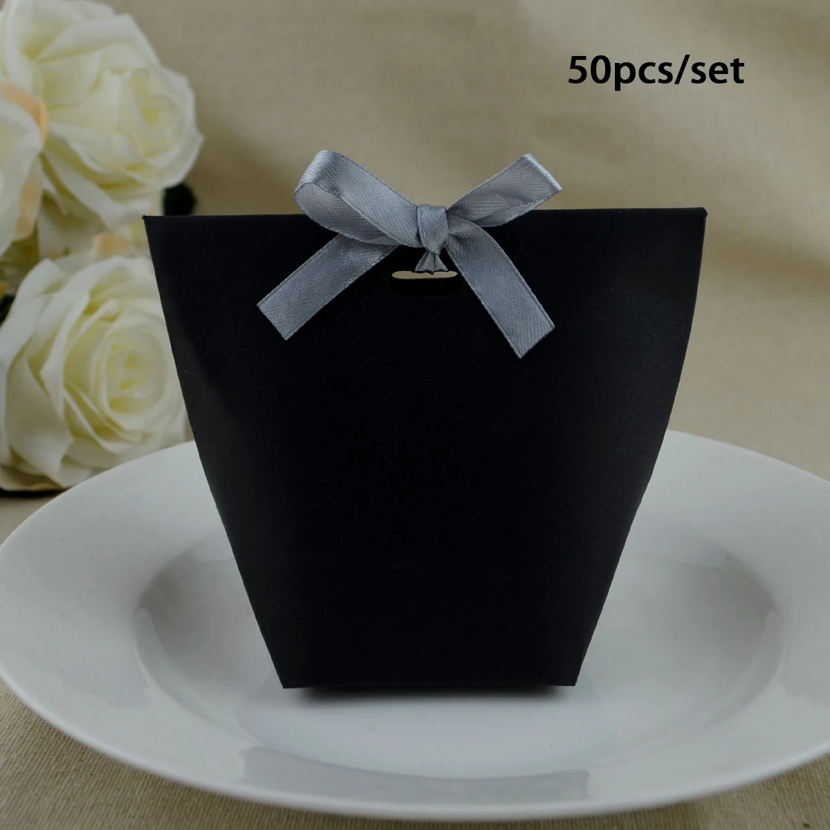 10 Pieces Kraft Paper Candy Gift Bags 6x6x10cm for Party Favors, Wedding Treats, Chocolate Packaging, Small Gifts, Eco-Friendly Bakery & Event Packaging, Durable and Stylish - 图片 8