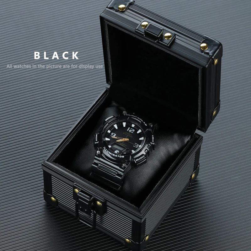 Aluminum Watch Display Case with 1/3/5 Slots, Portable Suitcase Organizer for Men & Women, Multifunctional Clock Storage Box, Watch Stand Holder, Jewelry Storage and Travel Case with Secure Compartments - 图片 18