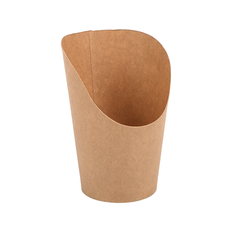 10pcs Disposable Kraft Paper French Fry Holders, Potato Chips Snack Cups, Charcuterie Boxes, Mini Dessert Containers, Party Supplies, Fast Food Takeout Paper Cups for Birthday, Wedding, Catering, Event Use - 图片 7