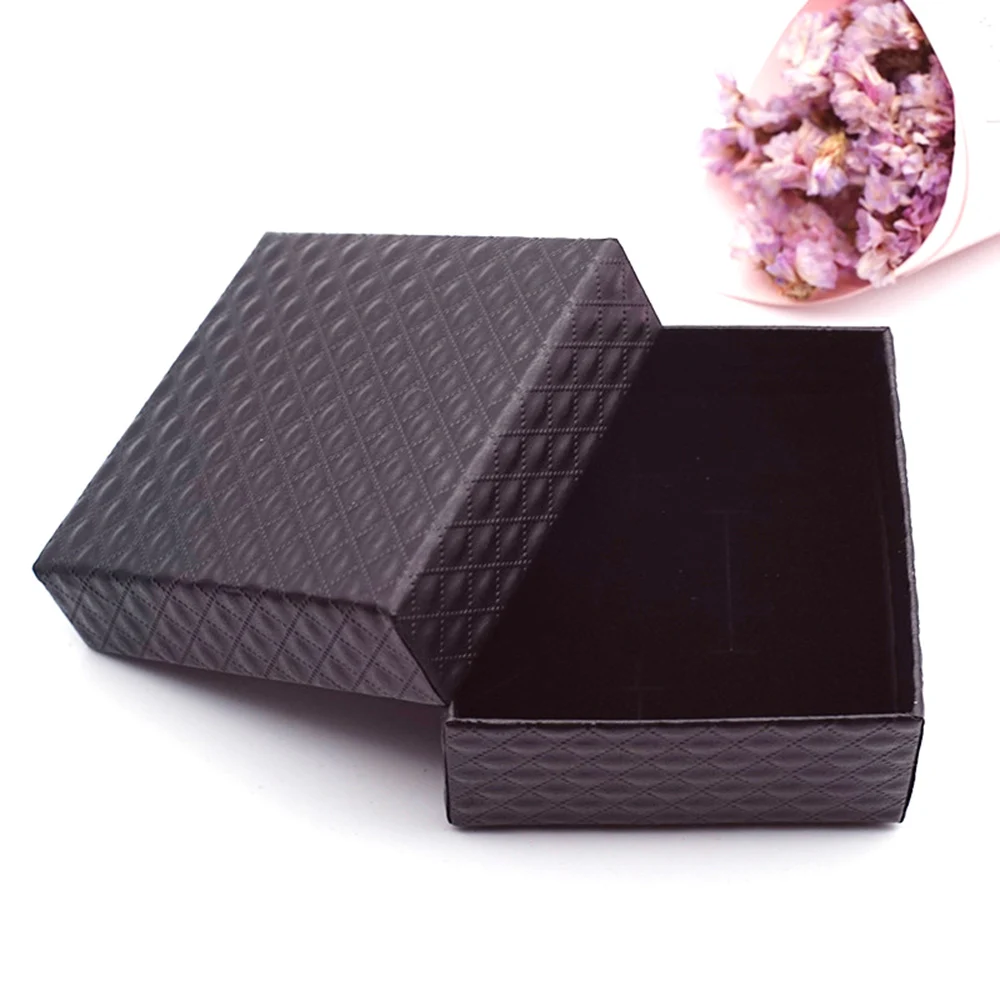 White Jewelry Gift Boxes for Necklace, Earrings, Bracelet, Ring, Brooch, or Keychain – Red Lined Paper Packaging Box for Jewelry Storage or Retail Display, 1/5/10/20PCS Small Wholesale Gift Boxes