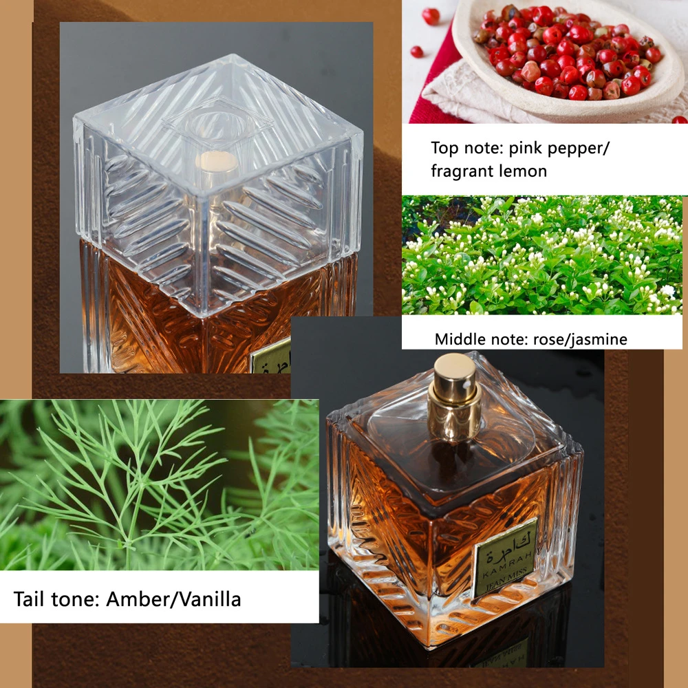 100ml Glass Perfume Bottle with Premium Gift Box Set, Leak-Proof and Durable Design for Unisex Fragrance, Elegant Transparent Packaging for Daily Use, Stylish Display, Romantic Occasions, and Luxury Gifting 1