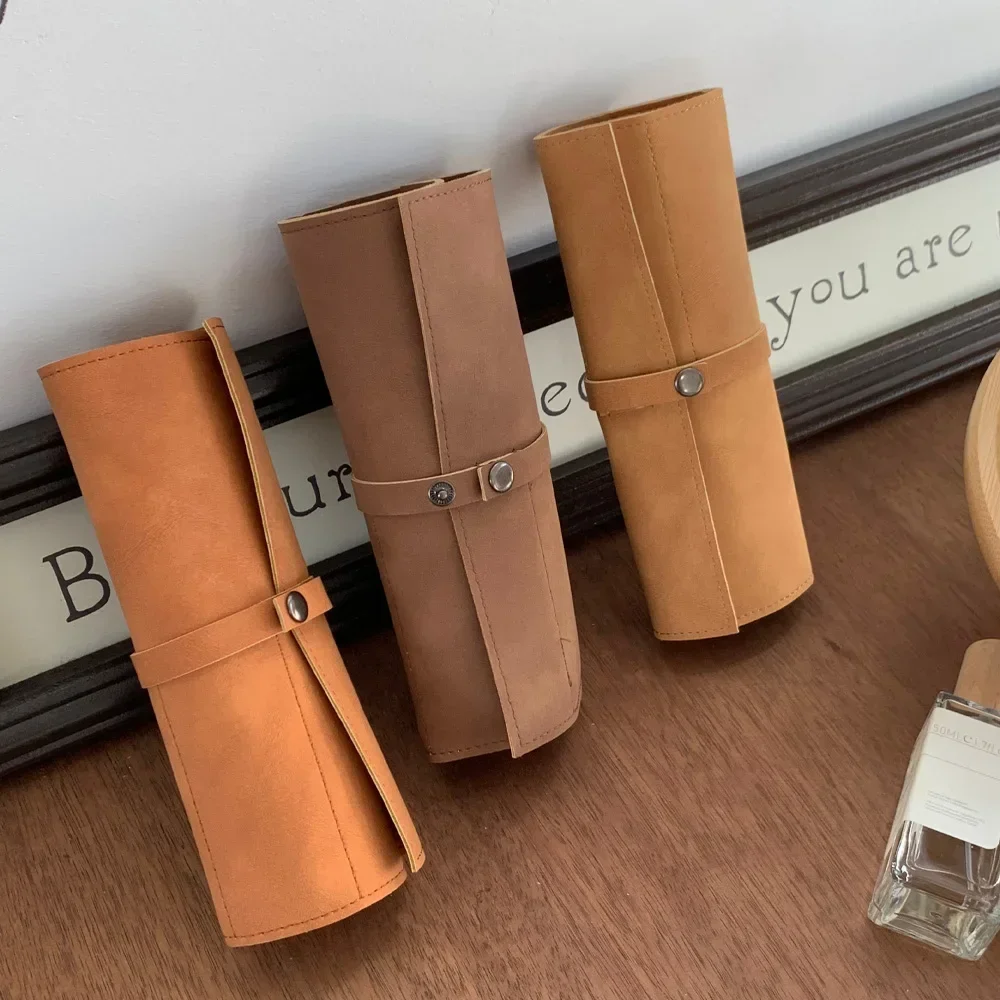 Travel Watch Organizer | Premium Full Grain Leather Watch Band Roll Organizer, 5-Slot Handmade Travel Case for Watch Straps, Portable Storage Box for Watch Lovers, Easy Carry-On Accessory for Watches & Jewelry 9