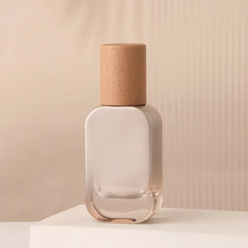 6pcs 30/50g Glass Cream Jars and 30-120ml Lotion Pump Bottles with Elegant Wooden Caps – Premium Refillable Skincare Containers for Face Cream, Lotion, Serum, Travel-Friendly and High-End Cosmetic Storage 7