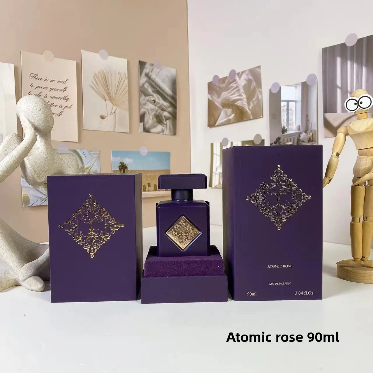 Luxury Empty Perfume Bottle and Gift Box Set – 90ml Refillable Glass, PET or Acrylic Container with Alloy, ABS or Wooden Cap, Rigid Paperboard Box with Velvet or Satin Interior, Factory Direct Wholesale Packaging 2