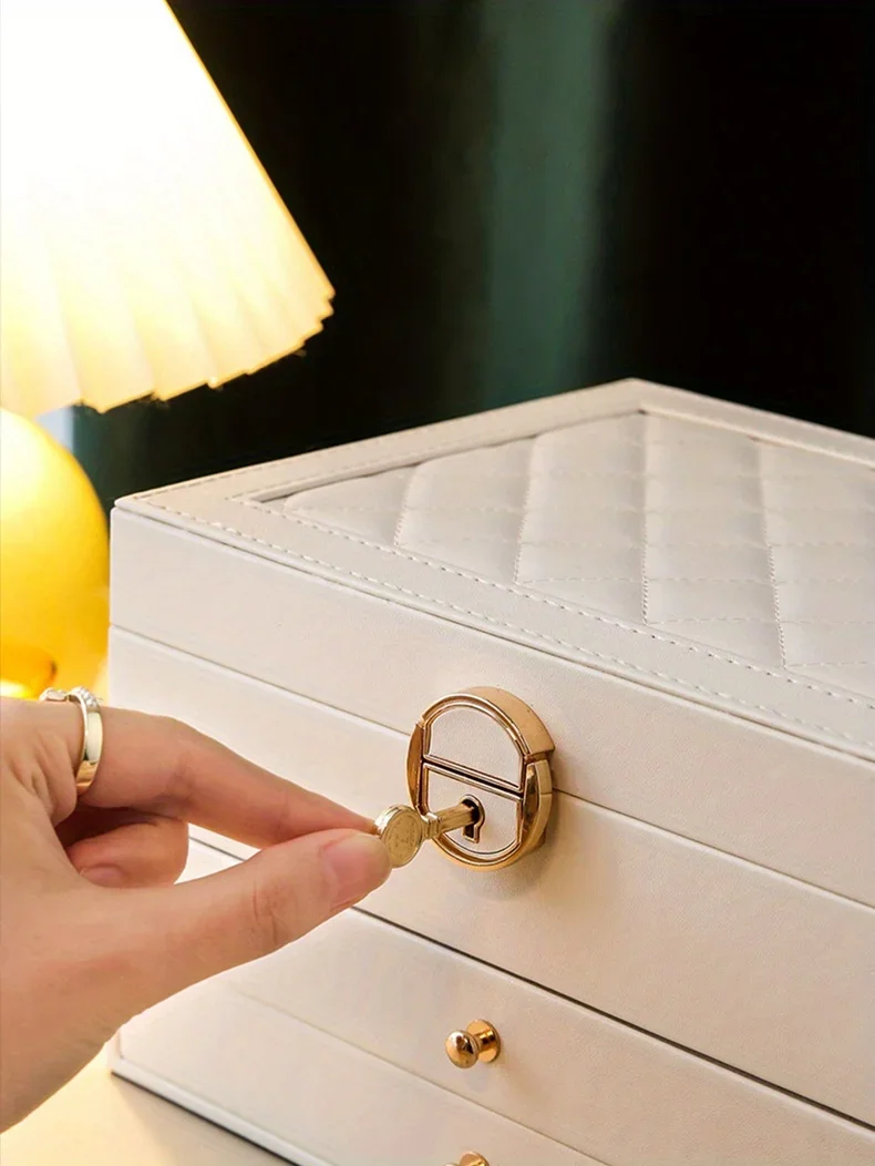 1PC Jewelry Storage Box | Necklace Earrings Organizer Case | Elegant Jewelry Gift Box Packaging | Ideal Choice for Wedding Birthday Valentine’s Day Gift Packaging Display 12