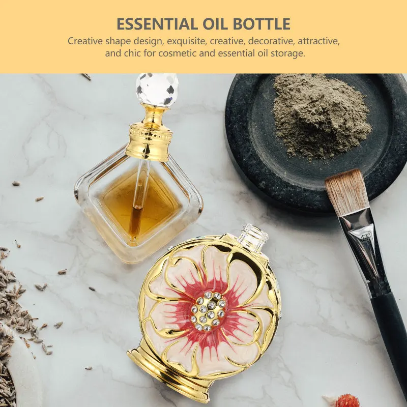 12ml Refillable Perfume Bottle for Women – Premium Arabic Essential Oil Spray, Apothecary-Style Fragrance Container, Travel-Friendly, Free Shipping, Elegant Arabesque Scent Storage for France and Middle Eastern Perfumes 1