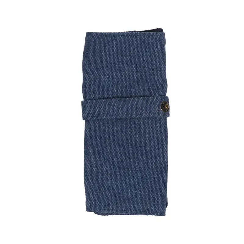 Premium Canvas Watch Band Roll Organizer with 5 Individual Slots, Portable Travel Storage Case for Smart Watches and Straps, Durable Anti-Slip Wristwatch Bag for Secure On-the-Go Protection 8