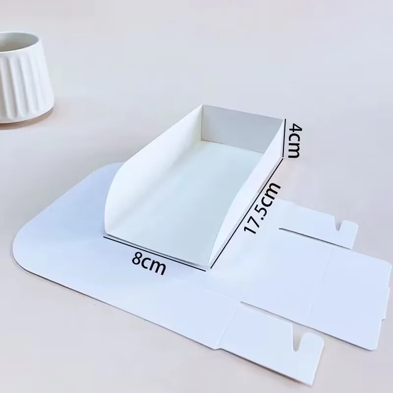 50pcs Mini Hamburger Paper Boxes, Pancake, Toast & Sandwich Bread Holders, Disposable Snack & Street Food Packaging Boxes, Takeout Containers for Festivals, Parties, Cafes, Restaurants - 图片 3