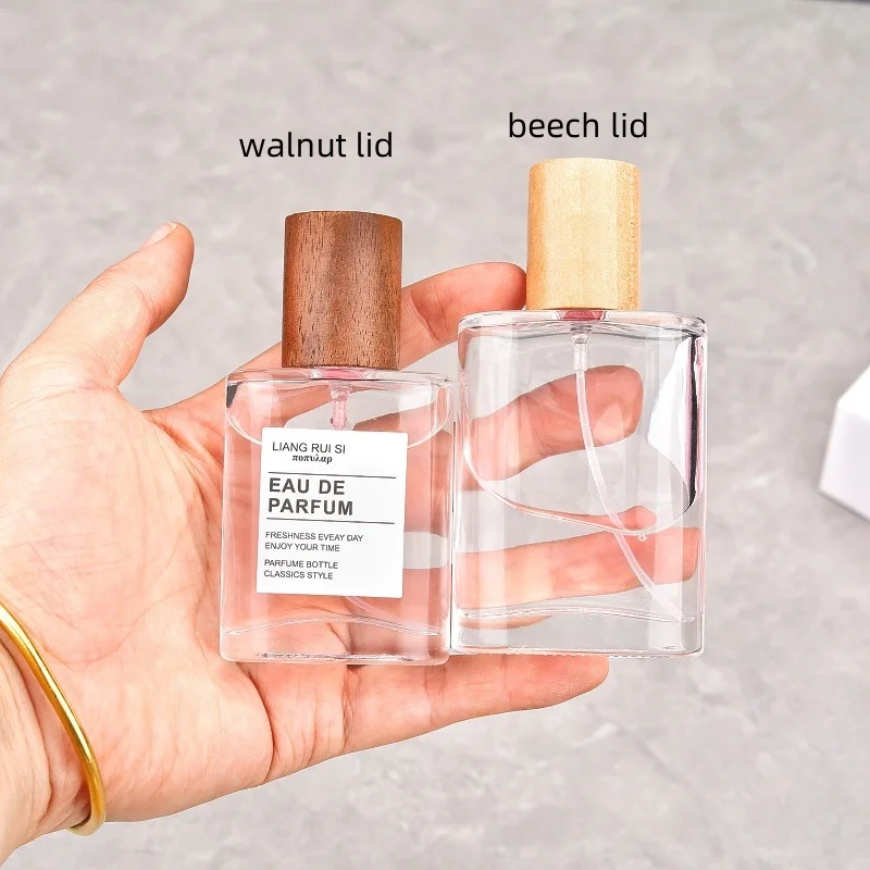 10pcs 30ml/50ml Clear Glass Perfume Bottles with Screw Cap, Refillable Travel Spray Containers, Portable Fragrance Atomizers, Empty Cosmetic Sub-Bottles for DIY Perfume, Essential Oils, Sample Storage, No Labels Included 7