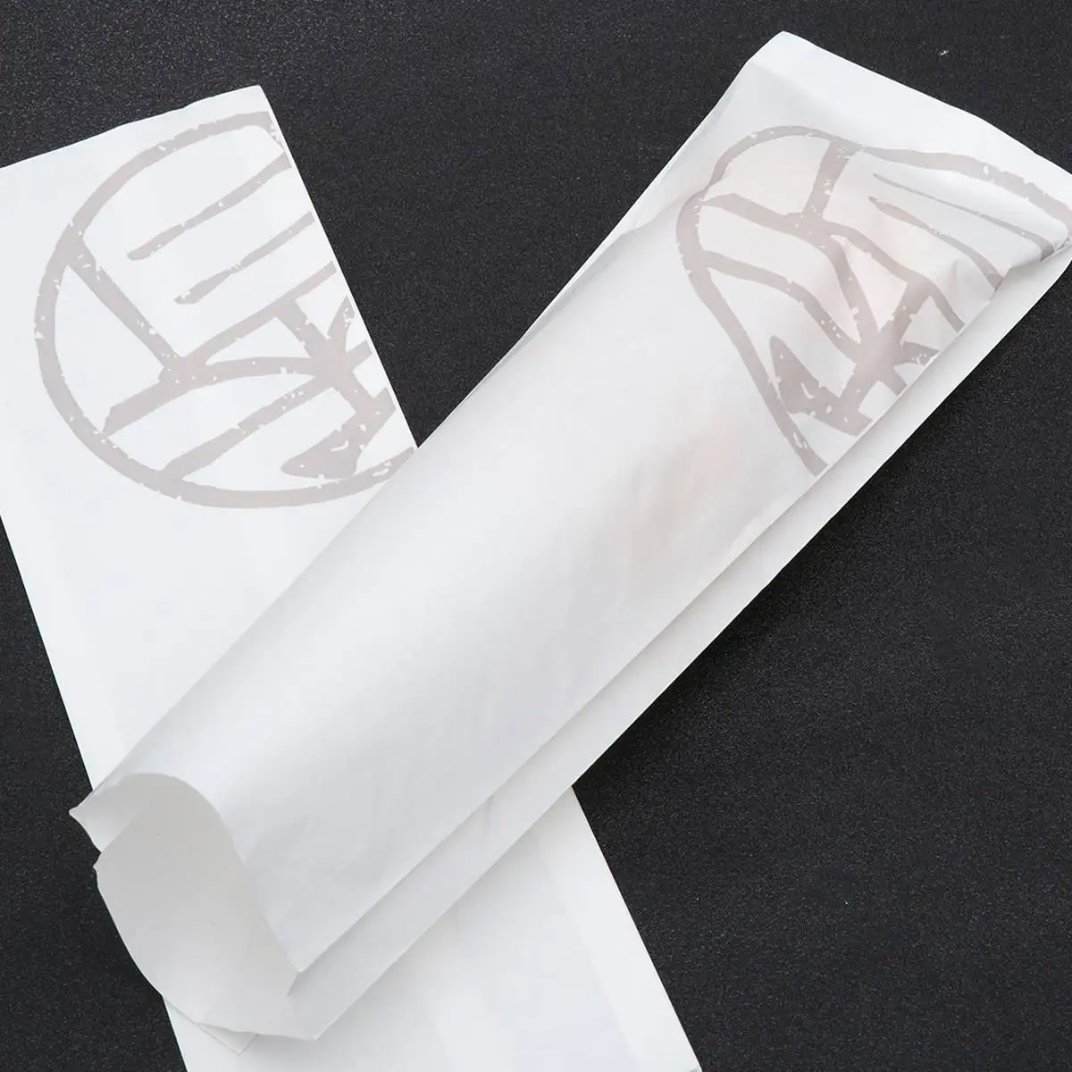 100pcs Greaseproof Paper Food Bags for Hot Dogs, Sandwiches, French Fries, Snacks – Disposable Takeout Bags, 10cm White Handy Pouches for Fast Food, Catering, Parties 3