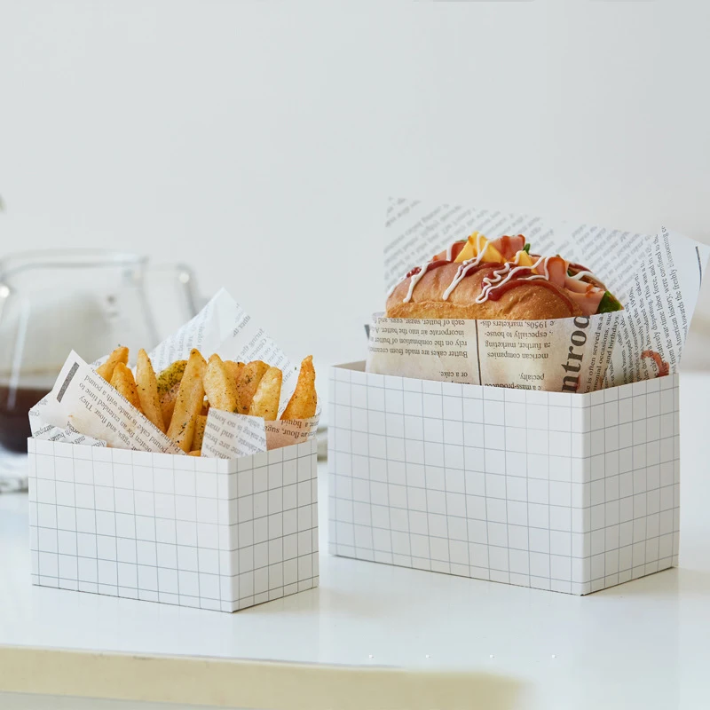 10pcs Cardboard Sandwich & Burger Packaging Boxes, Kraft Paper Food Containers for Cakes, Bread, Snacks, Sushi, Sandwiches, Fried Chicken, Steak, Takeout, Wedding Party, Eco-Friendly Meal Packaging