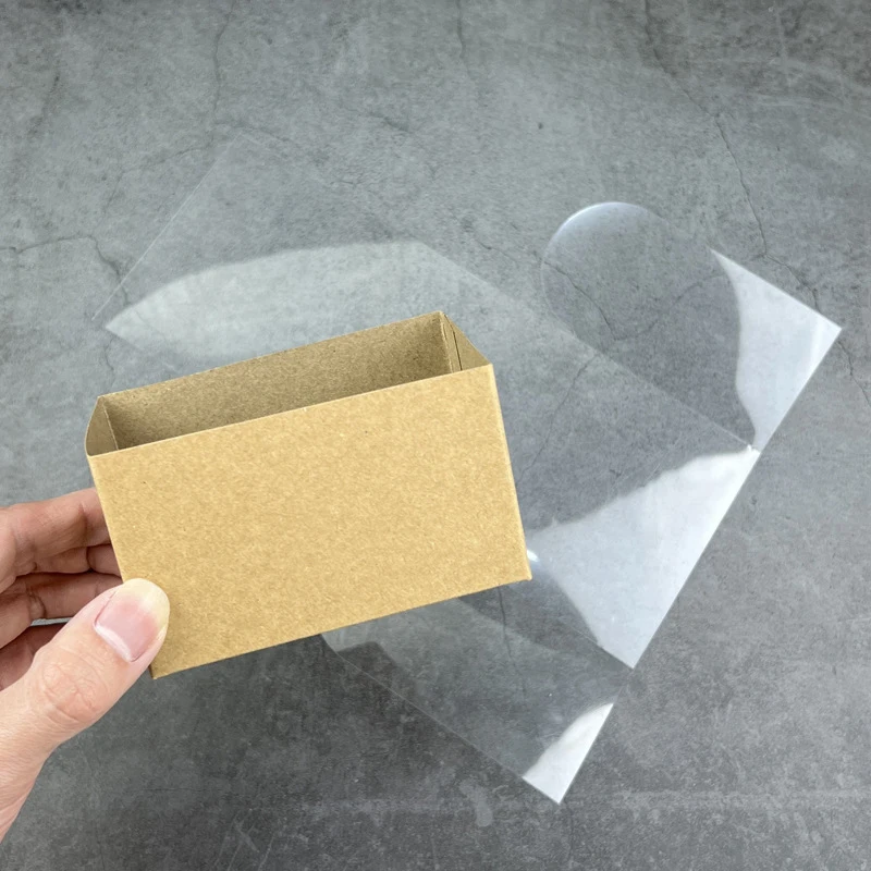 50pcs Kraft Paper Sandwich and Burger Takeout Boxes, Disposable Toast, Donut, Bread, Hamburger Packaging Containers, Oilproof Paper Trays for Bakery, Pastry, Party, Catering, Wedding Food Service - 图片 2