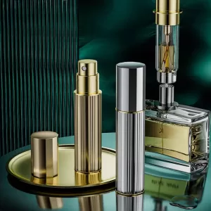 5ML 10ML Portable Refillable Perfume Atomizer Bottles, Mini Bottom-Filling Cosmetic Spray Containers for Travel, Makeup, and Everyday Use, Lightweight Liquid Dispensers for Fragrance and Beauty Essentials