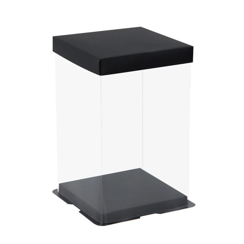 Clear PVC Gift Box – Crystal Display Packaging Case for Rose Bears, Cakes, Wedding Favors, Birthday & Christmas Gifts – Decorative Dessert Box for Retail, Display, Events & Keepsakes 8