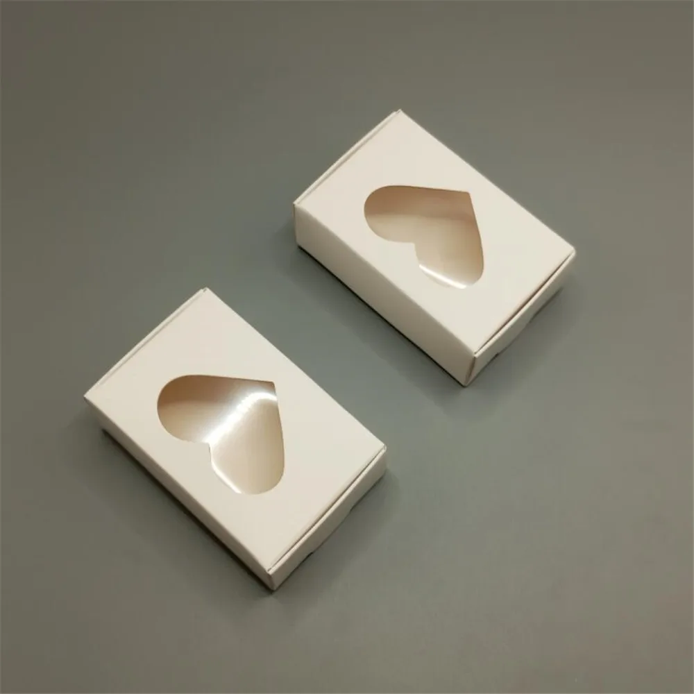 20-Pack Handmade Soap Kraft Paper Boxes with Transparent Window, White Blank Gift Boxes, DIY Packaging for Soap, Candies, Chocolates, Mini Favors, Wedding, Birthday, Holiday Gift Presentation - 图片 8