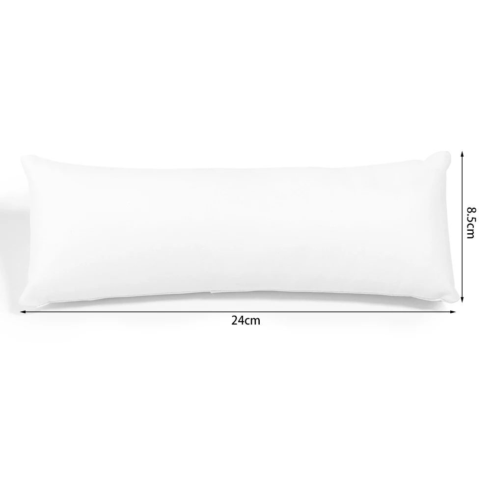 Bracelet & Watch Display Pillow Jewelry Cushion Holder – Soft Velvet PU Bangle Show Pad Photography Prop for Jewelry Store, Counter Display & Wholesale Organizer Accessories - 图片 10