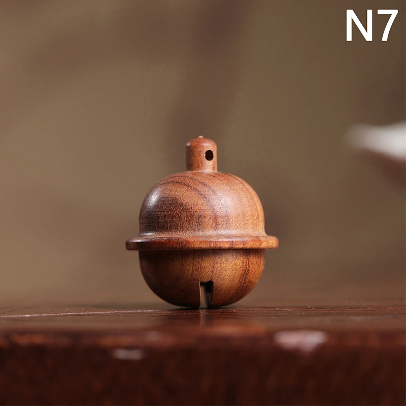 1Pc Natural Wood Lotus Shape Mini Perfume Aroma Diffuser Bottle with Expandable Sandalwood, Portable Wooden Jar, Hanging Pomander Container for Car, Room, DIY Essential Oil, Travel - 图片 7