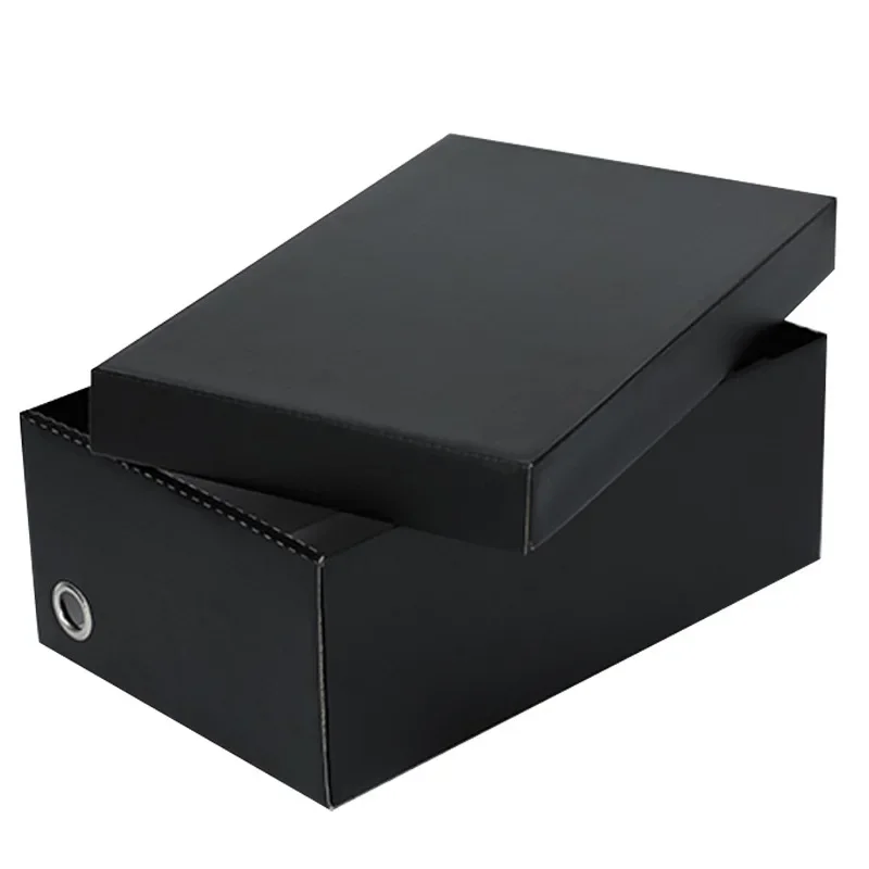 1Pc Shoes Storage Box Gift Box – Kraft Paper Packaging for Men’s and Women’s Shoes, Eco-Friendly Foldable Shoe Box, Durable Organizer for Sneakers, Heels, Boots, Professional Presentation - 图片 5