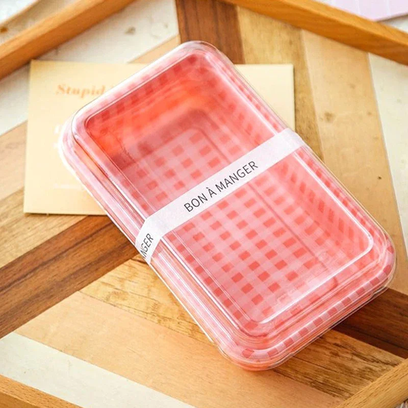 Disposable Lunch Boxes with Lids, Food-Grade Plastic Bento Containers for Vegetables, Fruit, Salad, Takeaway Meals, Cake, Sushi, and Portion-Controlled Meal Prep, 10/20pcs - 图片 5