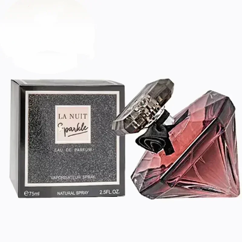75ML Women's Perfume Bottle and Body Mist Set with Fine Mist Spray and Luxury Gift Box, Multiple Materials Including Glass, Acrylic, PET or Metal, Diamond-Inspired Sexy Fruit Fragrance, Long-Lasting for Gifting and Factory Direct Orders - 图片 9