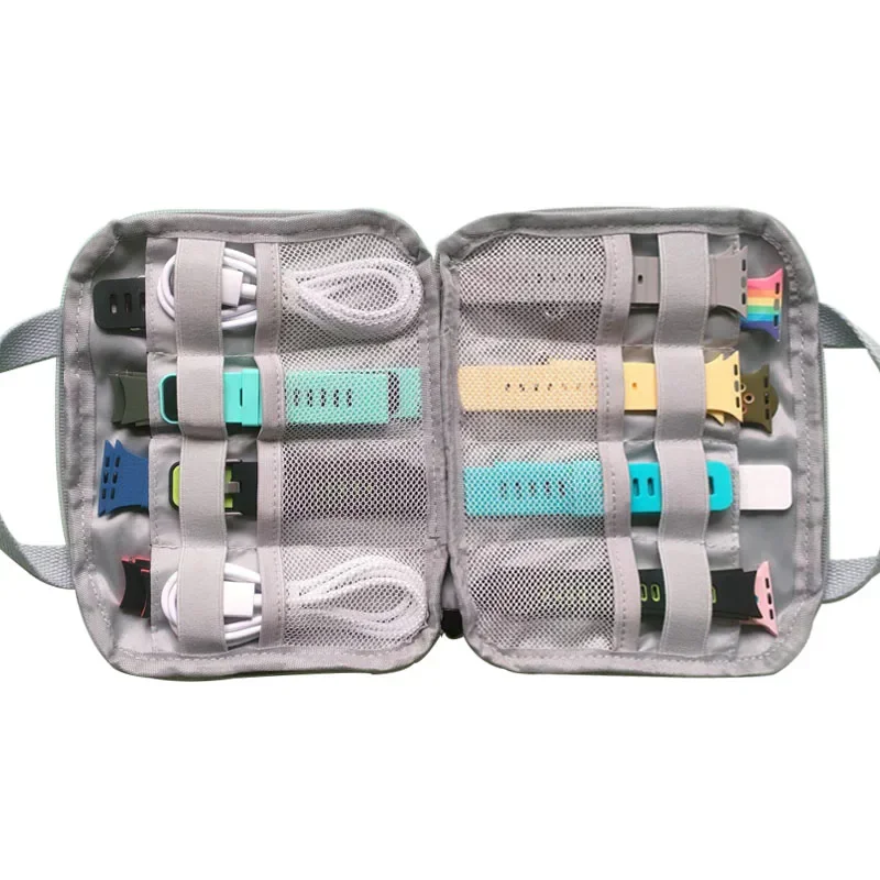 Travel Watch Organizer | Handheld Watchband Storage Box for Apple Watch Straps, Waterproof Travel Case for Smart Watches, Portable Wriststrap Organizer, Durable Protective Bag for Watch Lovers, Easy Carry Watch Travel Holder 3