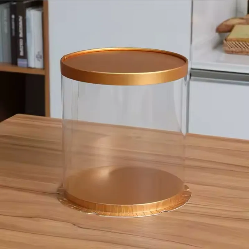 PVC Clear Round Cake Box with Transparent Dome Lid, Food-Safe Plastic Cake Container for Birthdays, Weddings, Parties, Desserts, Cupcakes, and Mini Cakes, Display and Gift Packaging - 图片 5