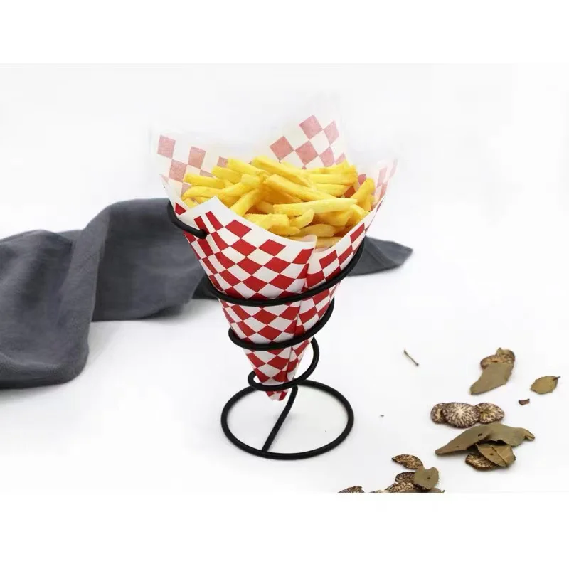 Colorful Grid Pizza & Fried Food Oil-Proof Paper Sheets, 1000PCS Bulk Lot for Hamburger Wrapping, Pastry Liner, Baking, Fast-Food Service, Restaurant, Home & Party Use, 30x30cm 2