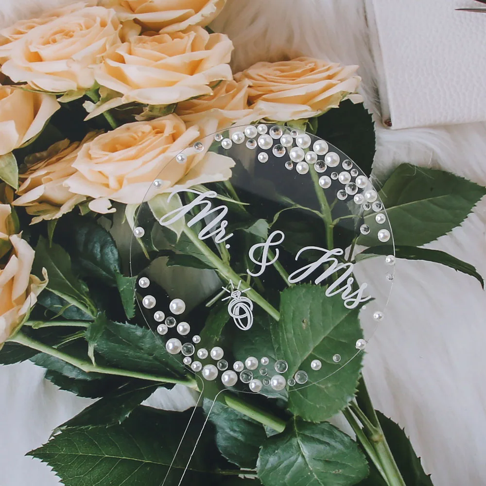 Why 10,000+ Couples Choose This Mr and Mrs Cake Topper with Real Crystal & Pearl Details – Guangzhou Factory's Wedding Secret Revealed 3