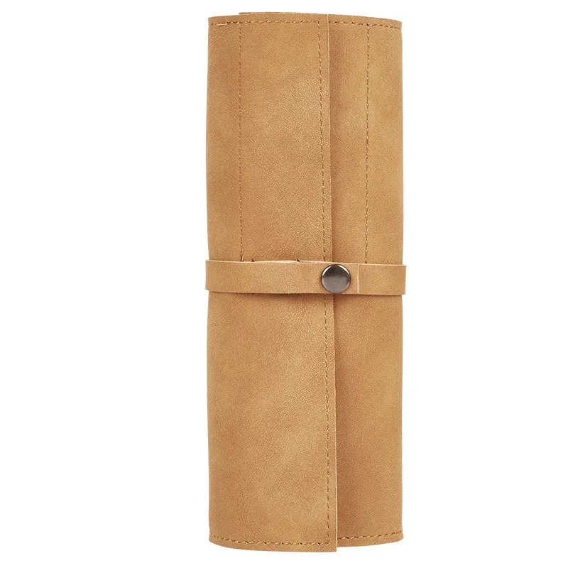 Travel Watch Organizer | 5-Slot Full Grain Leather Watch Band Roll Organizer, Handmade Portable Travel Case with Zipper Closure, Elegant Storage Box for Wristwatch Straps, Jewelry and Accessories, Easy Carry for Watch Lovers - 图片 11