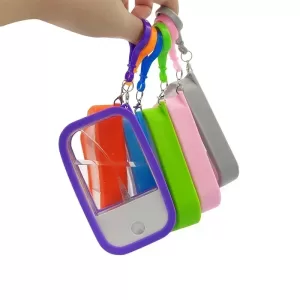 Portable Fine Mist Spray Bottle 38ml Travel Pocket Container for Alcohol, Hand Sanitizer, Perfume, Disinfectant, Mini Plastic Refillable Sub-Pack Bottle for Cosmetics, Lotion, Toner, Cleaning Use