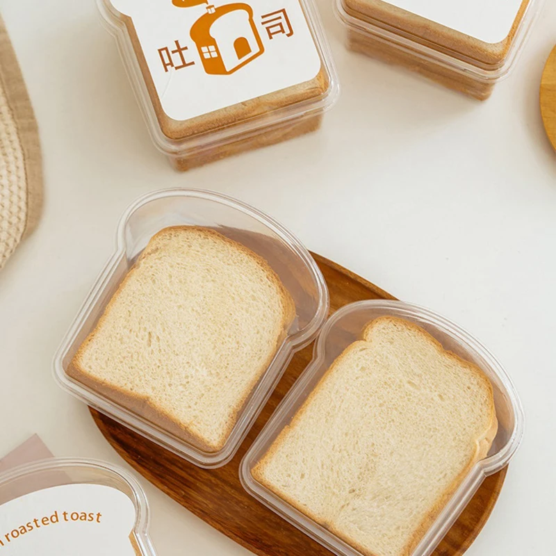 10PCS Sandwich & Burger Wrapping Packaging Boxes, Toast and Bread Oilproof Holders with Lids, Disposable Pastry Trays for Takeout, Bakery, Parties, Gifts, Home Storage 8