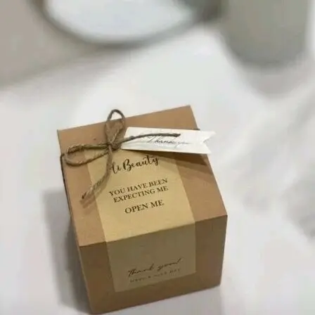 Kraft Paper Gift Boxes for Candles, Lipstick, Perfume, Cosmetics, Cake, Candy, DIY Biscuits, and Party Favors, Eco-Friendly Packaging for Weddings, Birthdays, and Events, Reusable Paper Containers, Factory Direct Supply 23