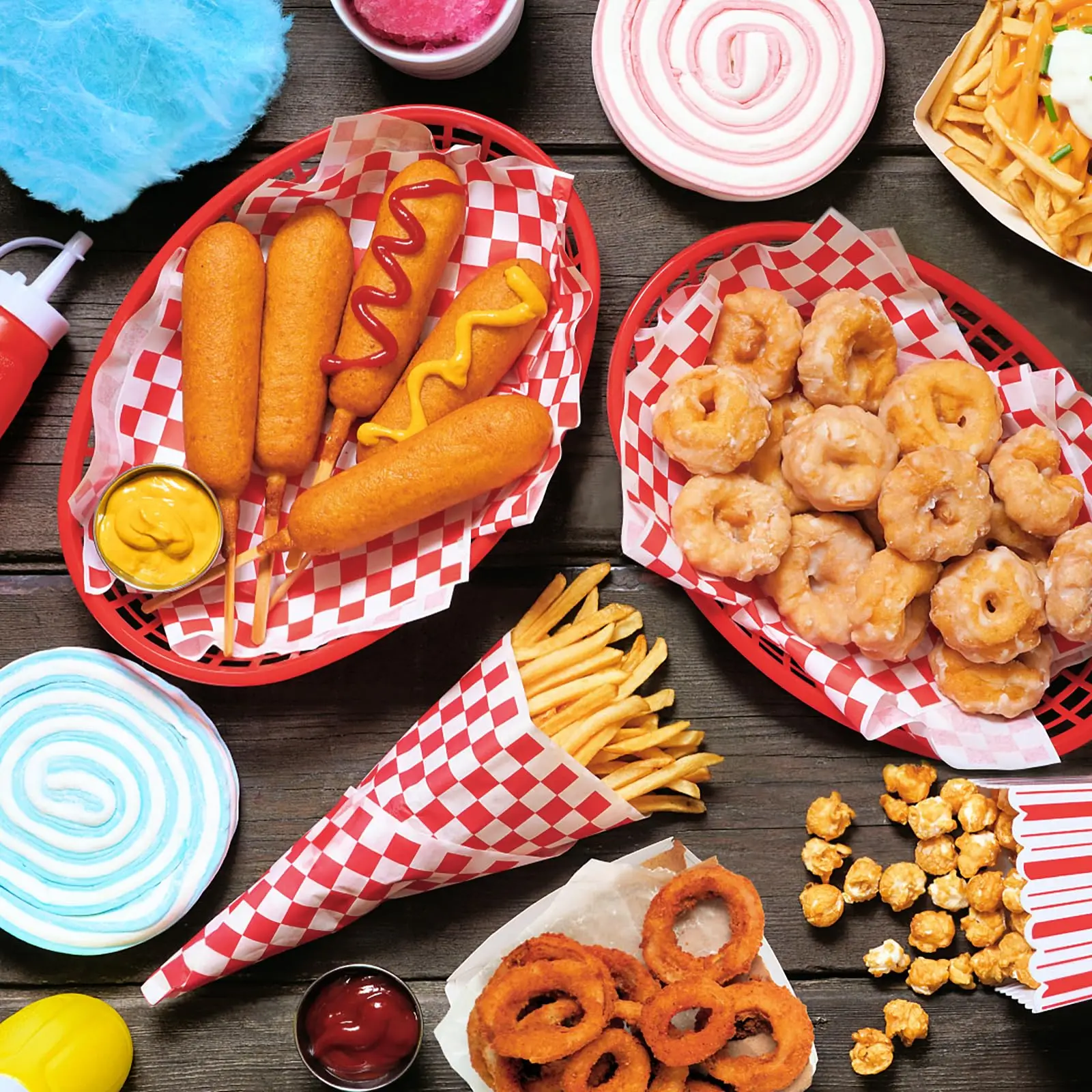 20-Pack Christmas-Themed Greaseproof Sandwich Wrapping Paper – Food-Grade Deli Paper Sheets for Burgers, Sandwiches, Fries, and Holiday Party Packaging – 12 x 12 Inches - 图片 5