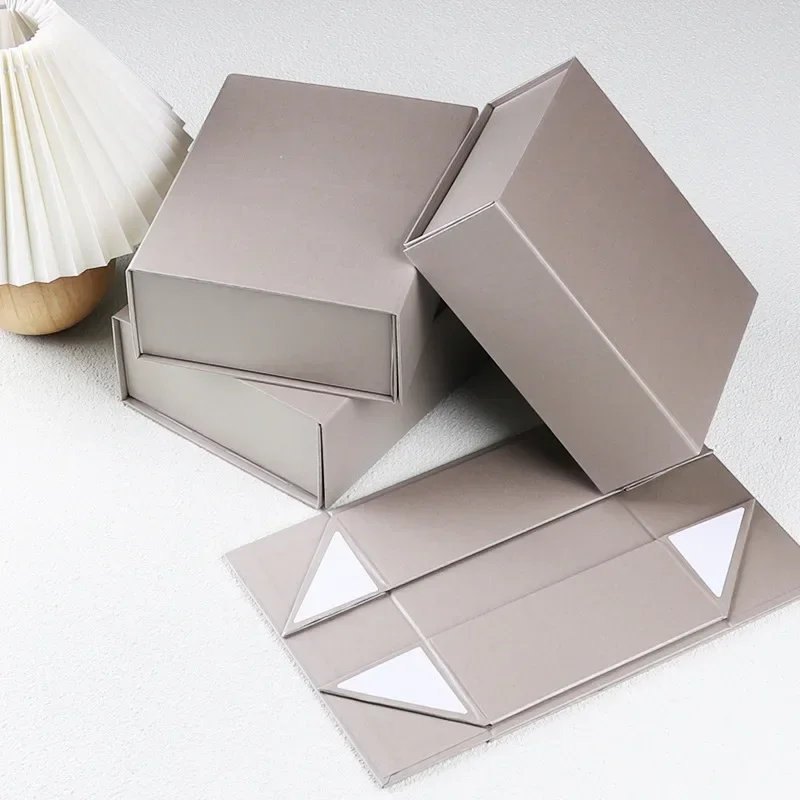10PCS Luxury Magnetic Gift Boxes with Custom Logo, Foldable Cardboard Proposal Boxes for Bridesmaid or Birthday Gifts, Elegant Packaging Boxes for Jewelry, Wedding, Party, and Boutique Presentation - 图片 11
