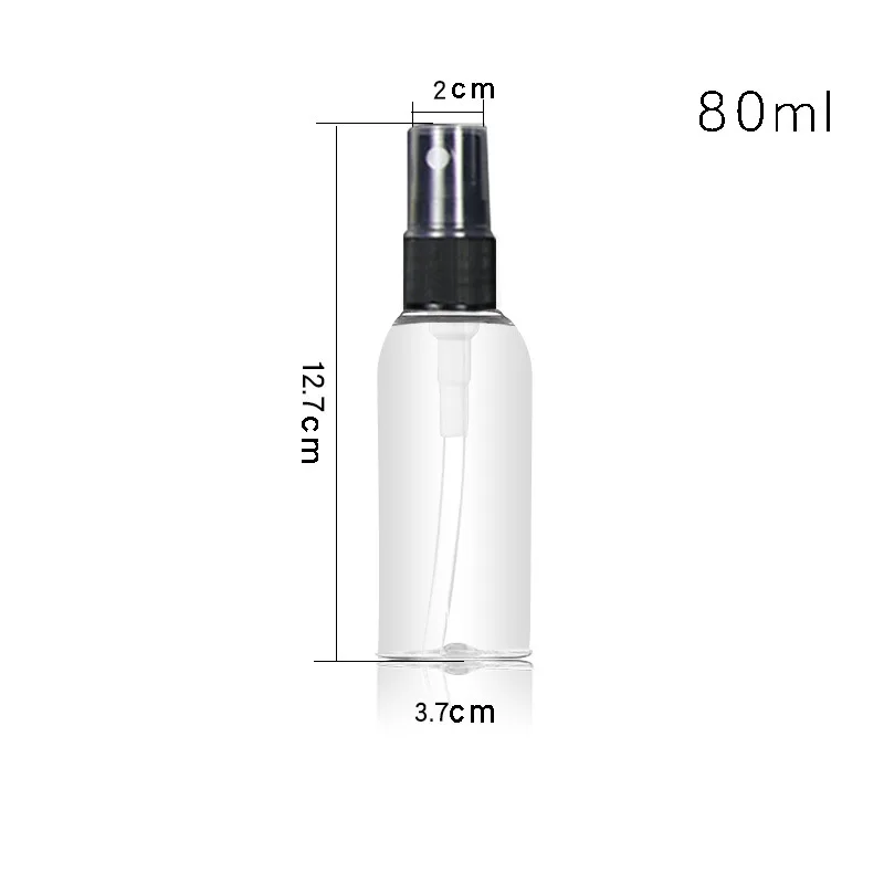 Refillable Perfume Bottle Set 20ml 30ml 50ml 60ml 100ml Transparent Plastic Atomizer for Travel – Mini Empty Spray Bottle Reusable Leakproof Cosmetic Liquid Container for Fragrance, Alcohol, Toner - 图片 10