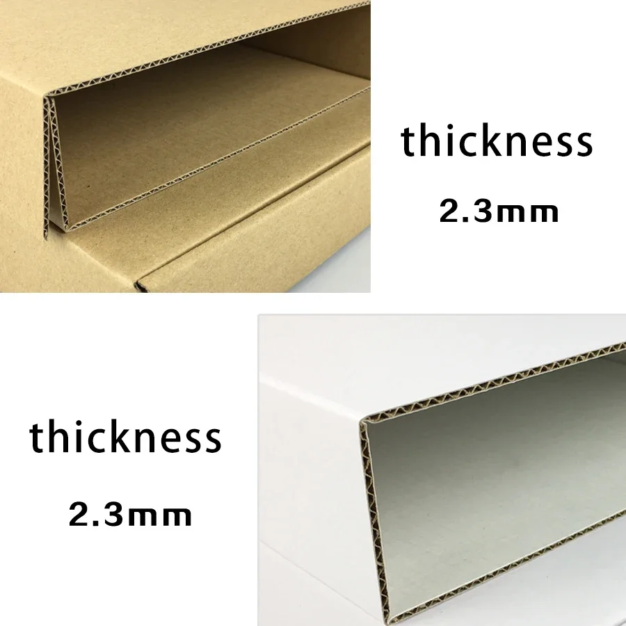 1Pc Shoes Storage Box Gift Box – Kraft Paper Packaging for Men’s and Women’s Shoes, Eco-Friendly Foldable Shoe Box, Durable Organizer for Sneakers, Heels, Boots, Professional Presentation - 图片 3