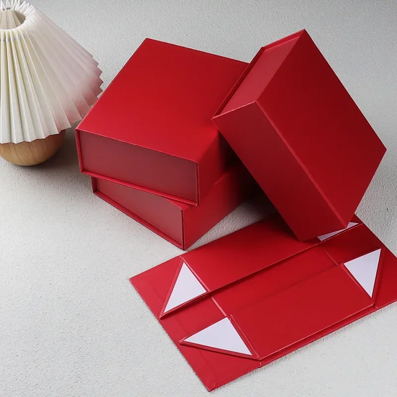 10PCS Luxury Magnetic Gift Boxes with Custom Logo, Foldable Cardboard Proposal Boxes for Bridesmaid or Birthday Gifts, Elegant Packaging Boxes for Jewelry, Wedding, Party, and Boutique Presentation - 图片 22