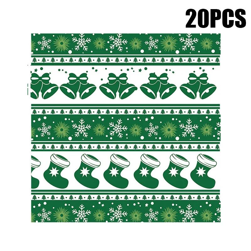 20pcs Christmas-Themed Greaseproof Deli Paper Sheets for Sandwiches, Burgers, Fries, and Snacks – Food-Grade Eco-Friendly Basket Liners for Holiday Parties, Baking, and Festive Food Presentation - 图片 13