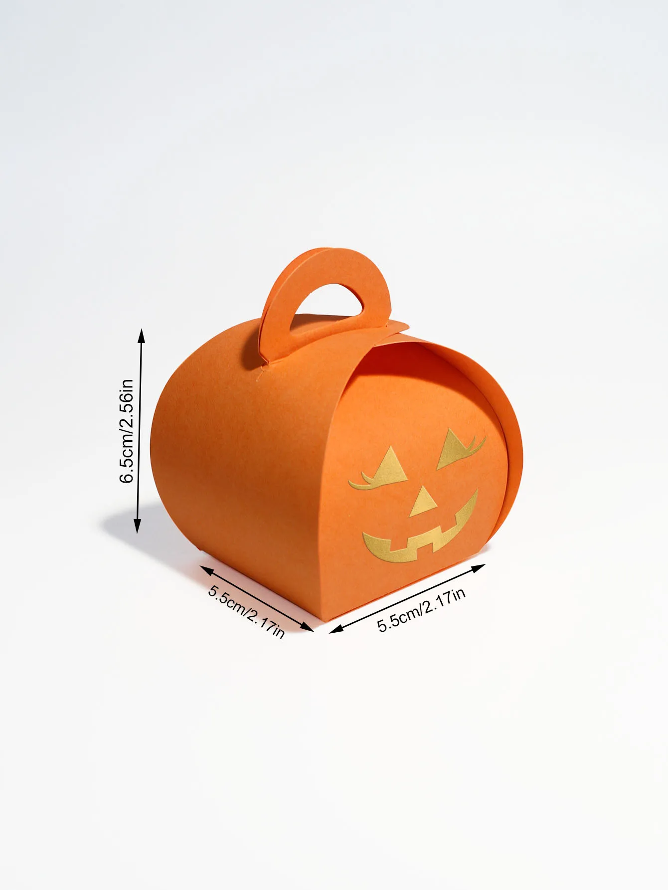 10/20/50PCS Halloween Candy Boxes for Kids, Decorative Bread and Gift Boxes with Emotions Hot Stamping, Party Favors, Treat Packaging, Spooky Themed Design, Factory Direct Supply