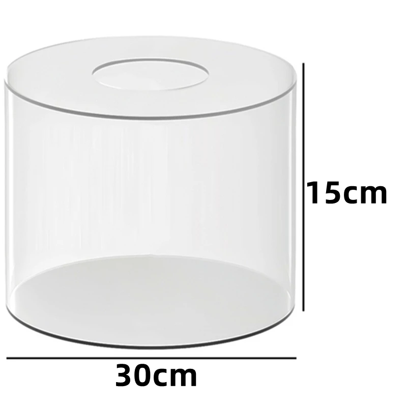 Acrylic Cake Display Board Round Cake Edge Smoother Tray, Clear DIY Refillable Cake Base Stand for Wedding, Birthday, Party, and Dessert Decoration Tools - 图片 20