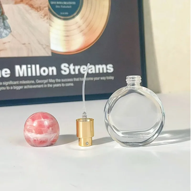 10PCS 25ML Refillable Clear Glass Perfume Bottles, Portable Travel Atomizer Spray Containers, Empty Cosmetic Liquid Vials, Leak-Resistant Mini Spray Bottles for Sampling, Gifting and Boutique Display - 图片 5