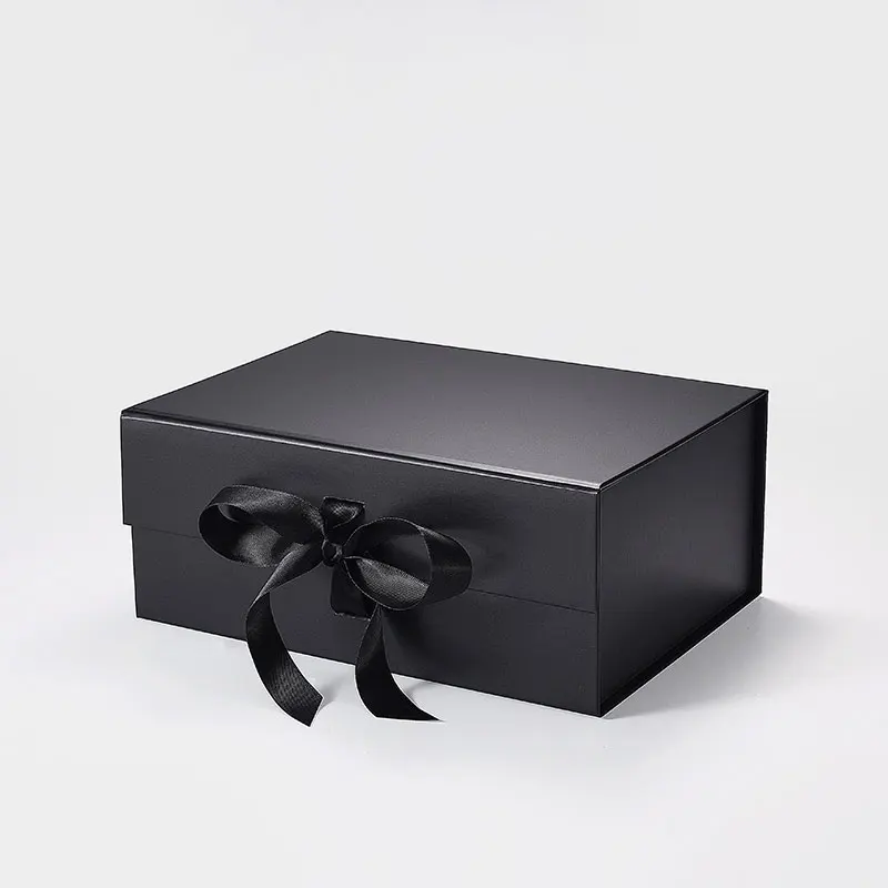 A5 Deep Magnetic Gift Box 23.5x17x10cm | Luxury Rigid Cardboard Foldable Gift Packaging with Concealed Magnets, Multiple Colors, Customizable Ribbon for Handmade Soaps, Cosmetics, Specialty Foods, Party and Corporate Gifts - 图片 4