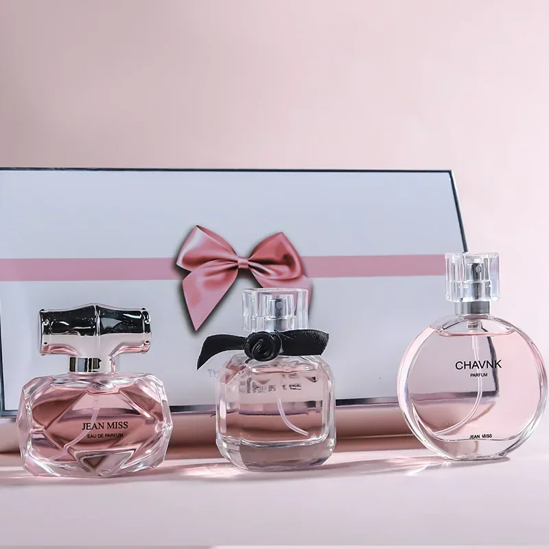 3PCS 30ML Each Women's Perfume Bottle Set with Fine Mist Spray and Luxury Gift Box, Multiple Material Options Including Glass, Acrylic, PET or Metal, Fresh Floral Fruity Chypre Fragrance for Retail, Gifting, and Factory Direct Orders - 图片 5