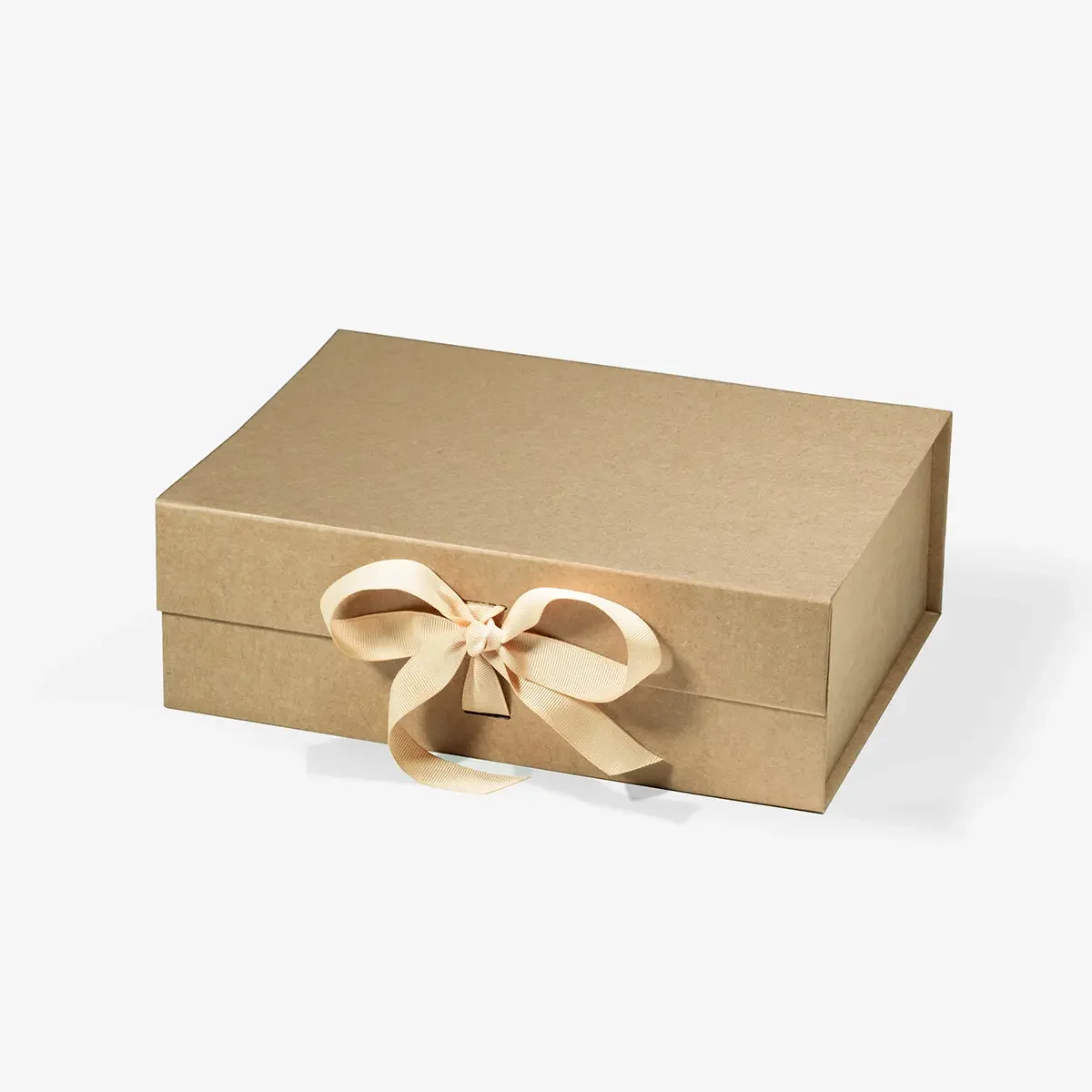 Medium Luxury Magnetic Closure Rigid Packaging Gift Box | Custom Logo Wedding Birthday Baby Gift Box | Eco-Friendly Foldable Paper Box with Half Magnetic Flap - 图片 11