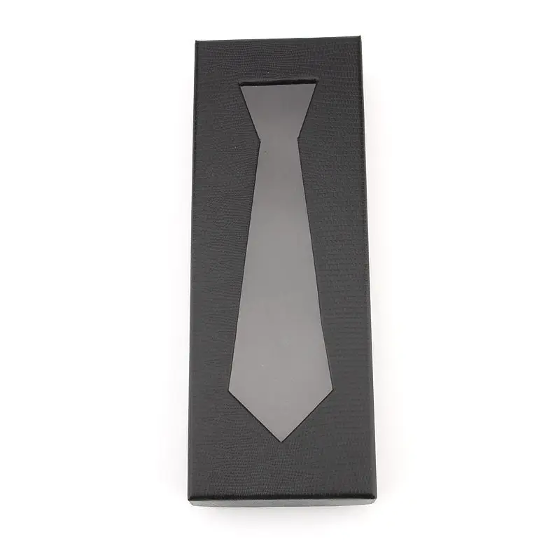 Wedding Bow Tie and Necktie Gift Box – Black Cardboard Packaging Box for Groom Accessories, Jewelry, or Party Gifts – Elegant Paper Storage Box for Men’s Ties, Chokers and Wedding Presentation 12